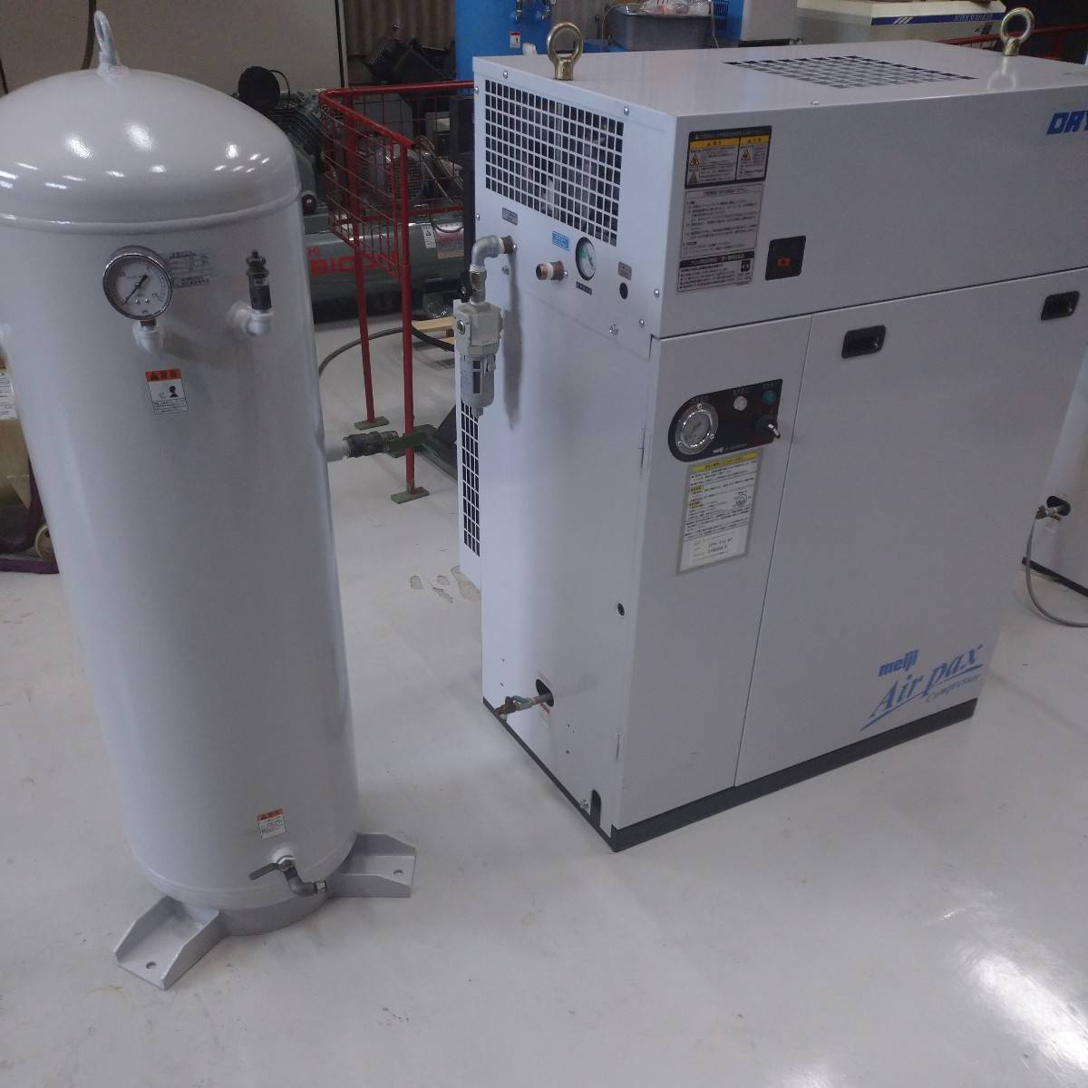 明治 3.7kwコンプレッサー DPK-37C