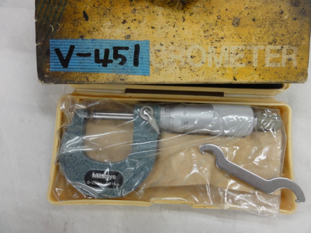 MITUTOYO｜ミツトヨ 片球面マイクロメーター BMS-25