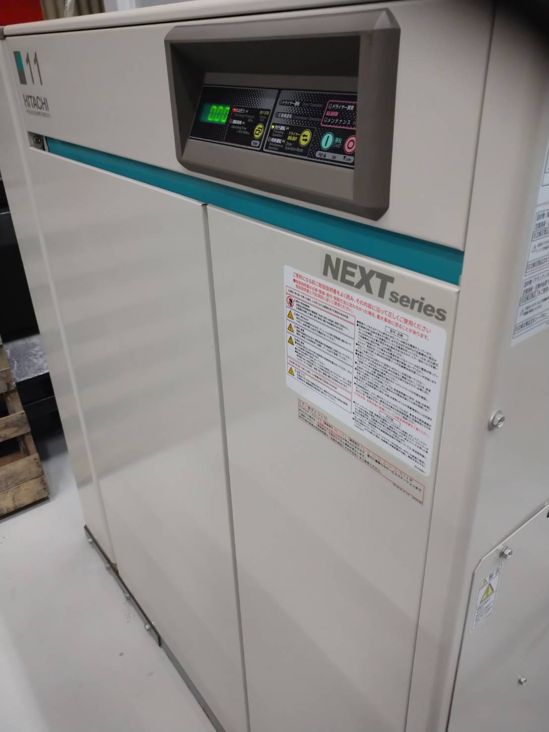 日立産機 11kwコンプレッサー POD-11MNPB6