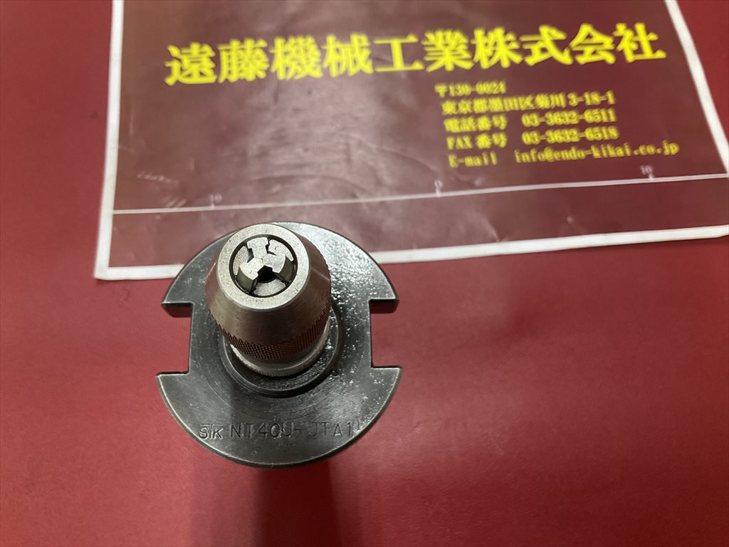 田倉工具 ドリルチャック NT40U-JTA1 YUKIWA LC3-JT1 CAP1/8″ 3MM