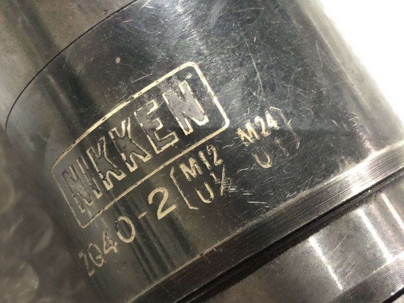 NIKKEN/日研 ノンストップ用タッパチャック ZQ40-2（M12-M24　U1/2-U1）