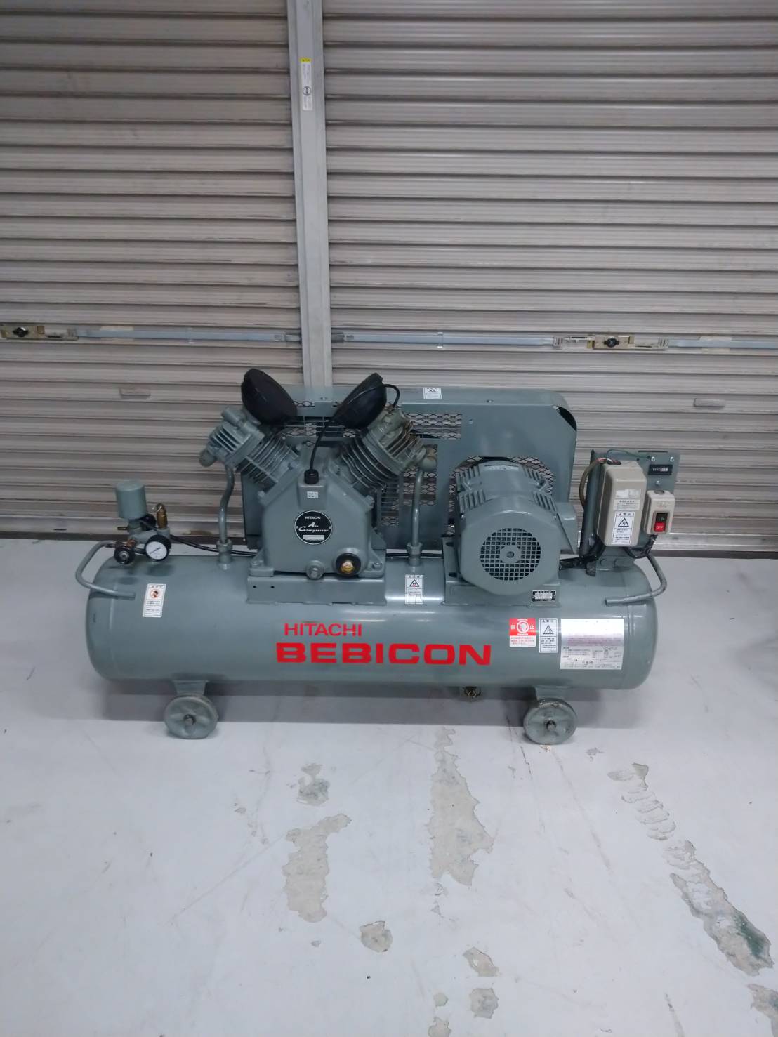 日立産機 2.2kwコンプレッサー 2.2P-9.5VD6 | マシンライフ