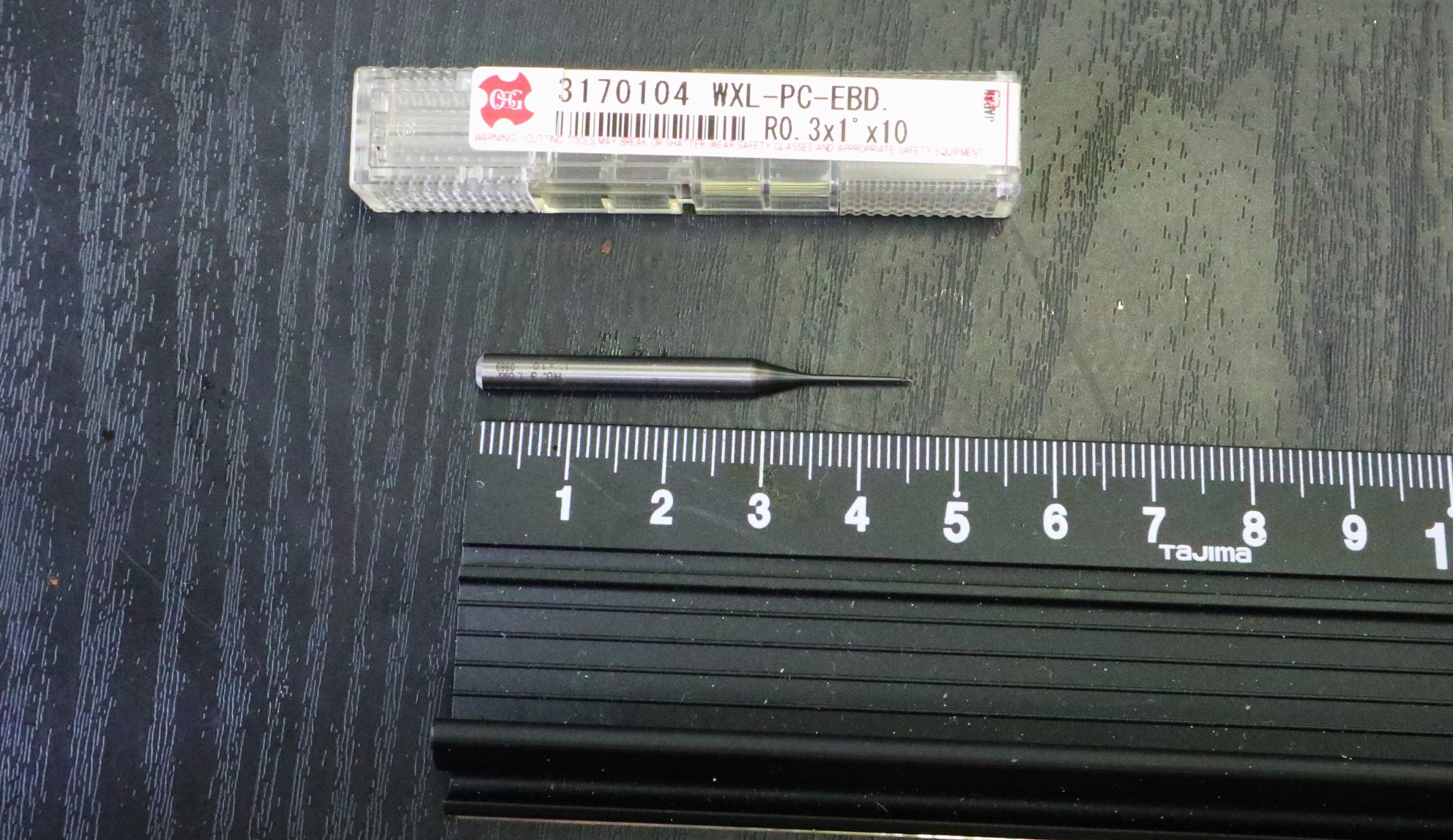 OSG エンドミル WXL-PC-EBD R0.3×1°×10　未使用