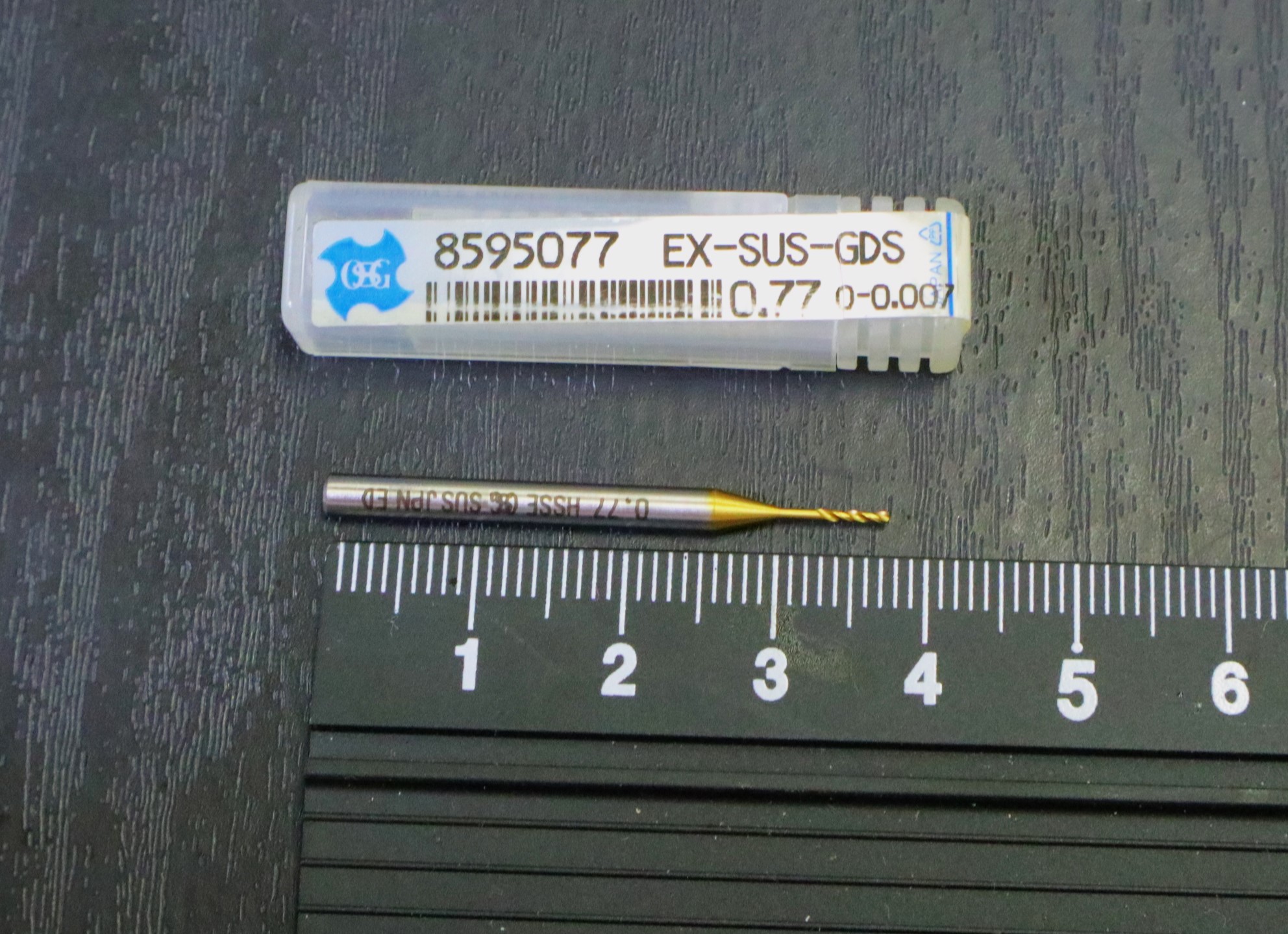 OSG エンドミル EX-SUS-GDS 0.77　0-007　未使用