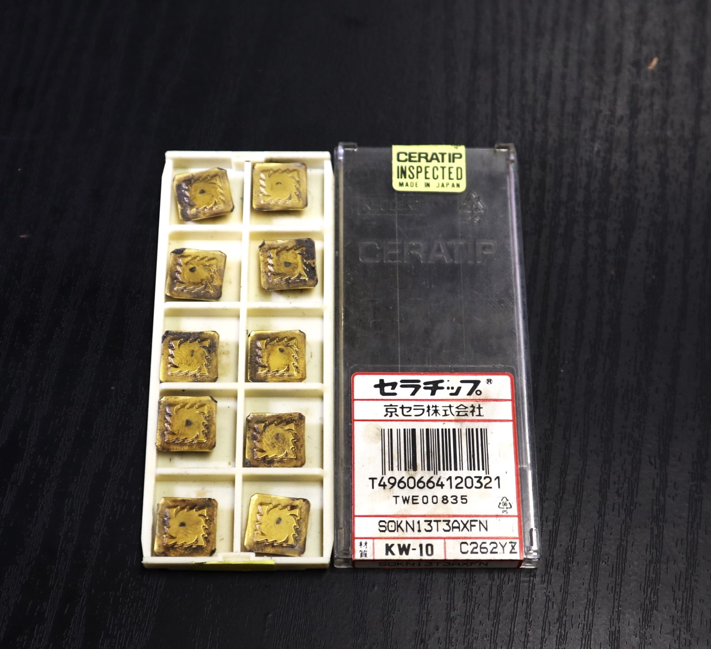 京セラ セラチップ SOKN13T3AXFN 　C262Y2 未使用