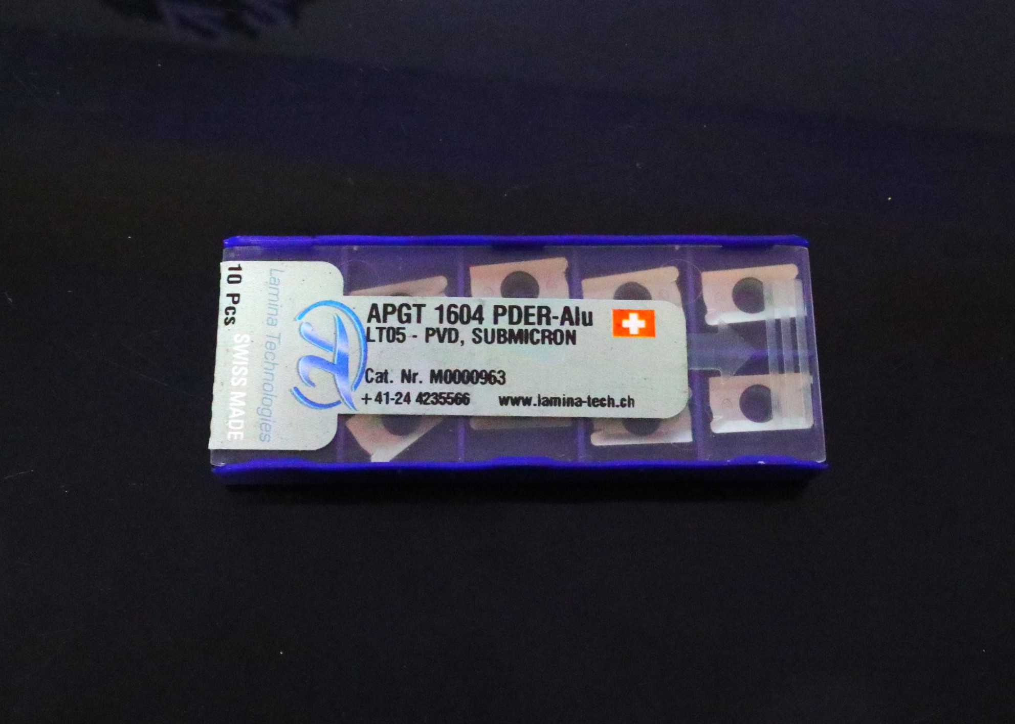 ラミナテクノロジー チップ APGT1604PDER-A 　10個　未使用