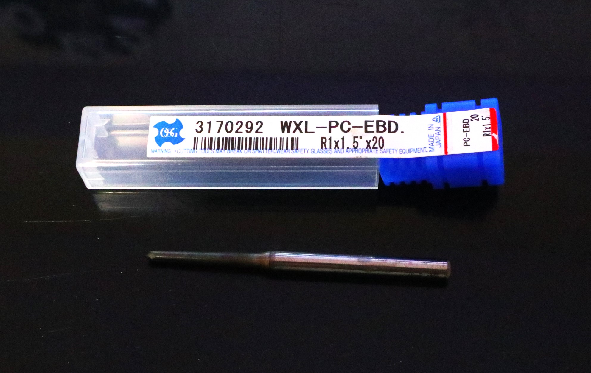 OSG エンドミル WXL-PC-EBD R1×1.5°×20　未使用
