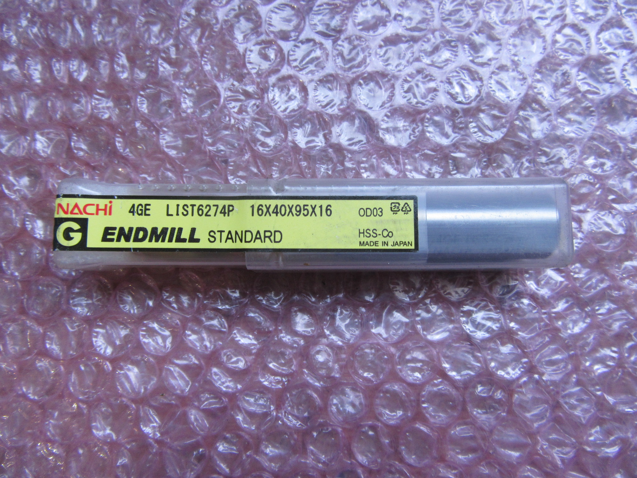 NACHI/ナチ不二越 4刃エンドミル 4GE 20S4 L62716