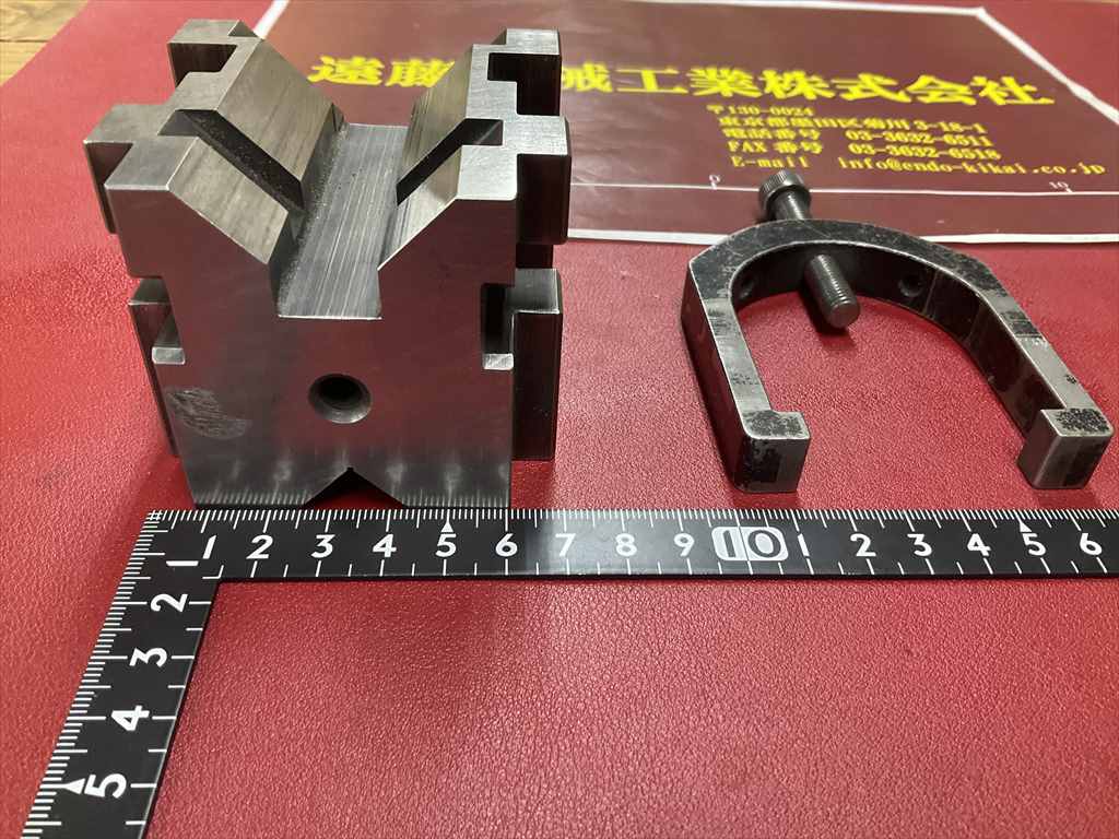 NEO TEC 精密Vブロック MB503 寸法70×70×H60mm 38/20mm