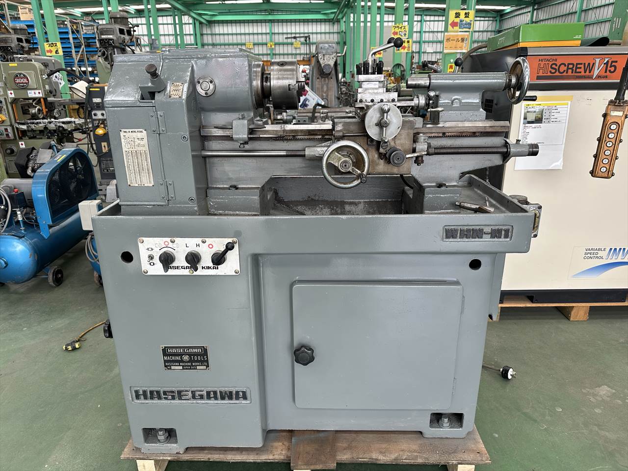 長谷川機械製作所 4尺旋盤 WHN-N1