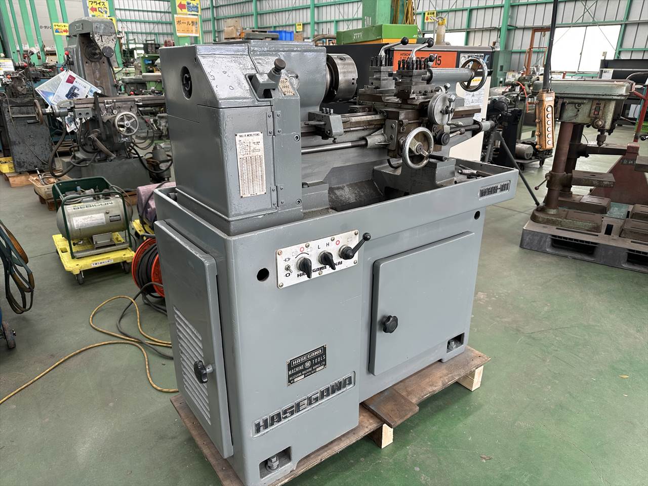 長谷川機械製作所 4尺旋盤 WHN-N1