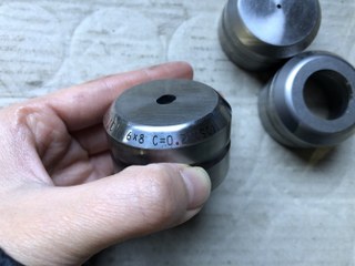 コニック/Conic タレパン金型(ダイ)3個 【タレパン金型(ダイ)3個】(1)6x8 C=0.2 (2)1.9 (3)24.5