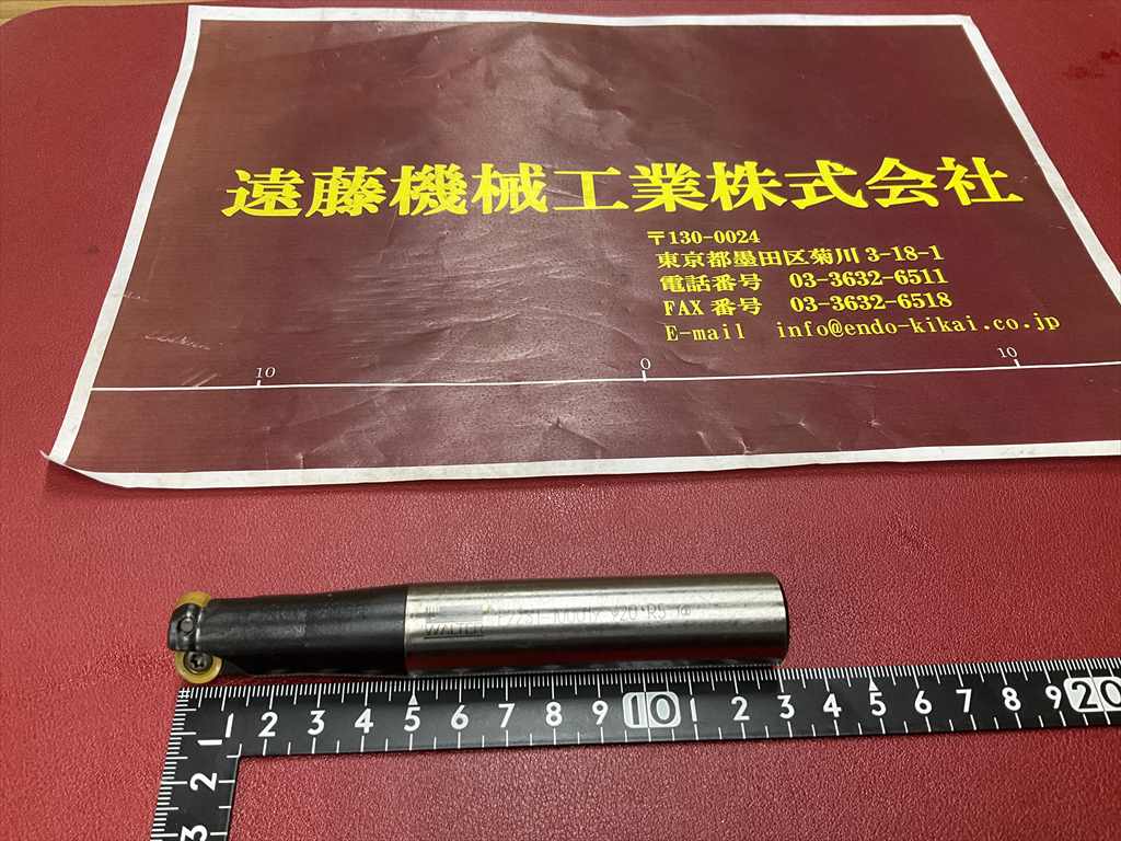 WALTER(ワルター) 2枚刃エンドミル F2231-100019　Φ20　R5　2枚刃　シャンク径20mm