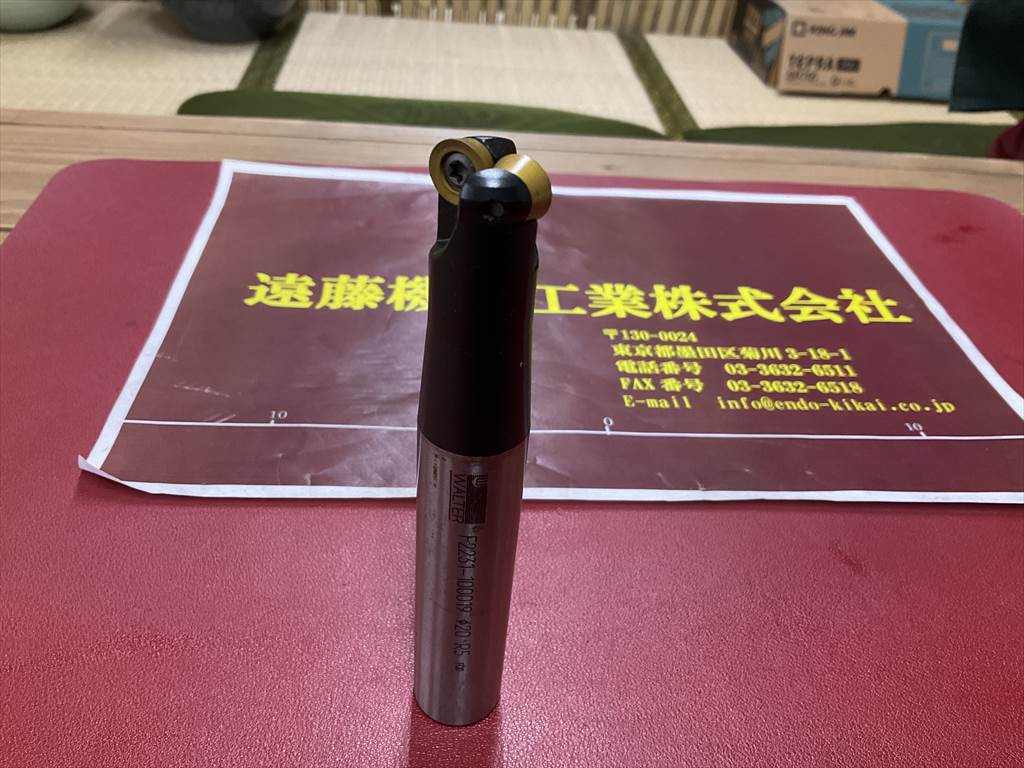 WALTER(ワルター) 2枚刃エンドミル F2231-100019　Φ20　R5　2枚刃　シャンク径20mm