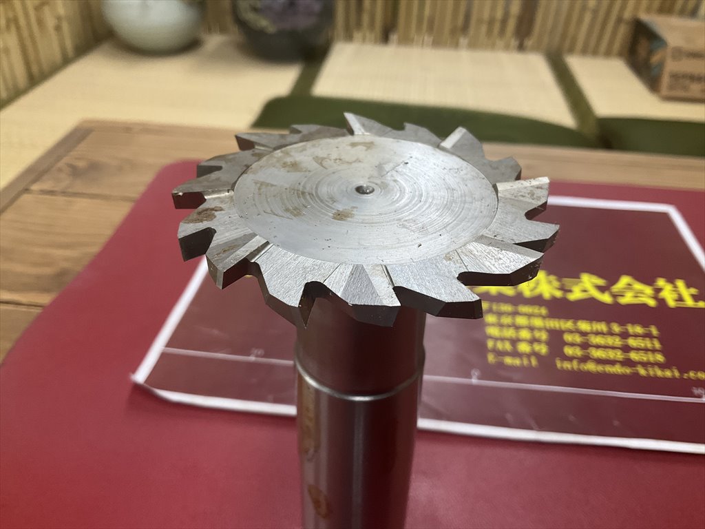 YSK 千鳥刃　T-Slot　Cutter 75×6　SKH56　シャンク径32mm