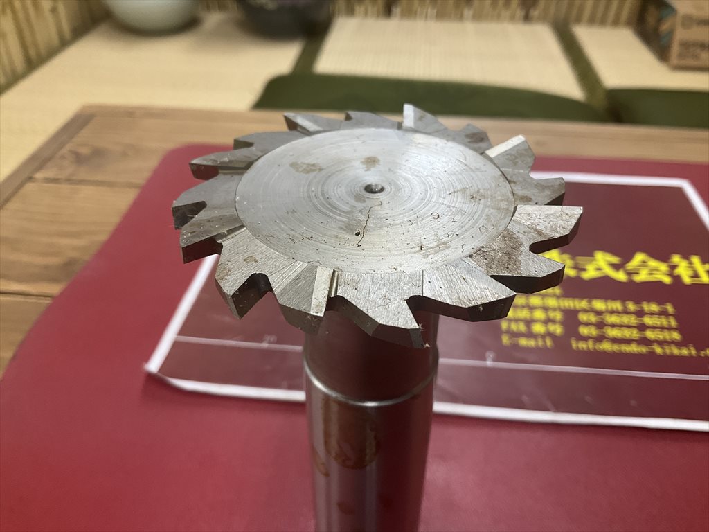 YSK 千鳥刃　T-Slot　Cutter 75×6　SKH56　シャンク径32mm