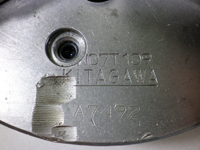 北川 3爪スクロールチャック JN07T 109