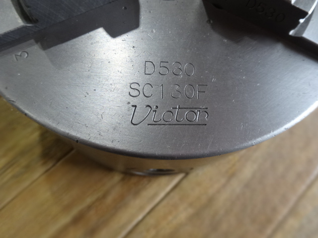 Victor（小林鉄工） 3爪スクロールチャック SC130F