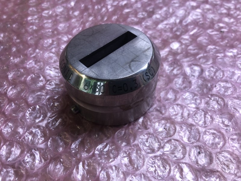 コニック/Conic タレパン金型(ショート/セット) ダイ:6x30 C=0.3 パンチ:6x30
