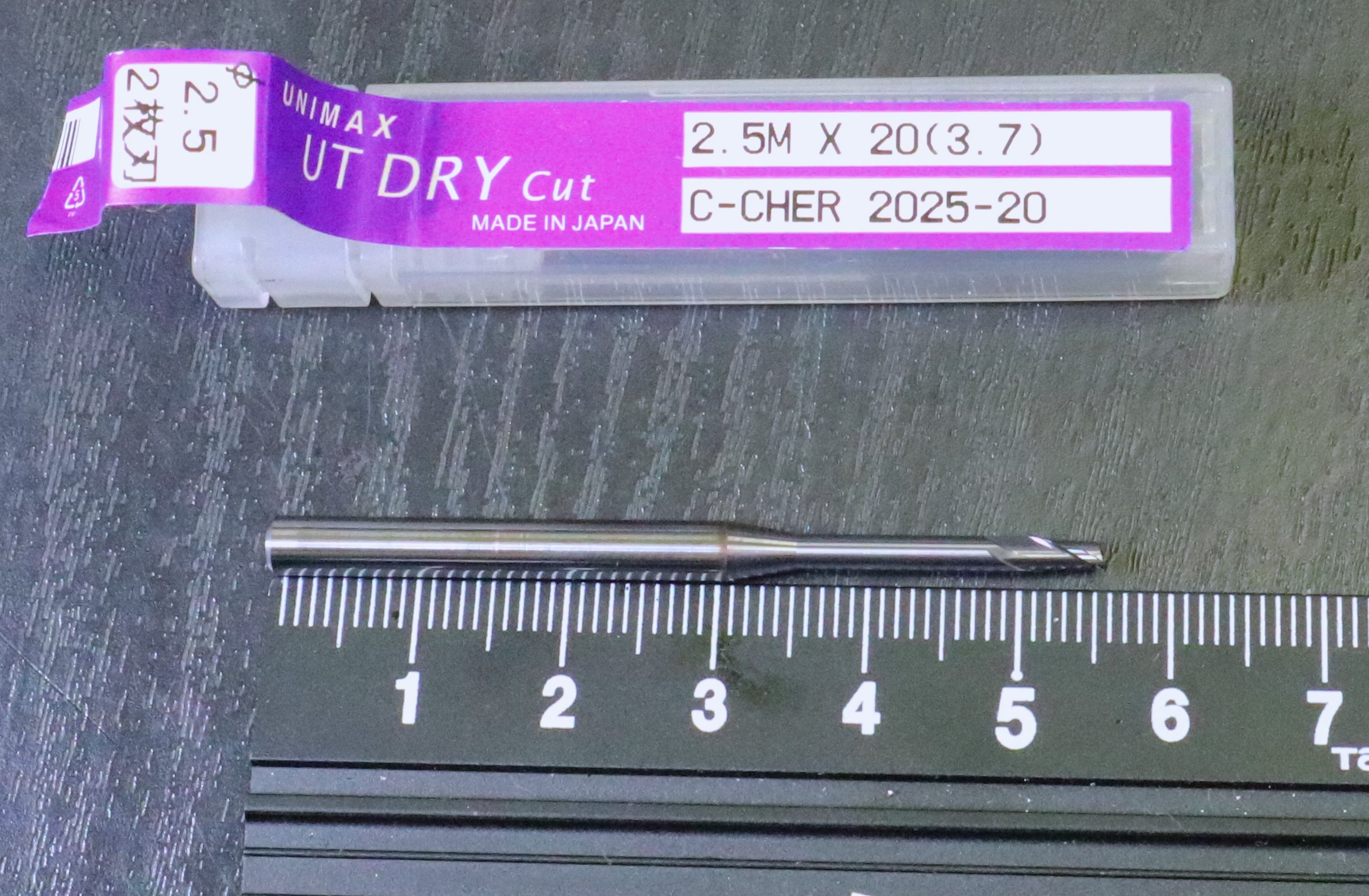 ユニオンツール ドリル 2.5M×20(3.7)　2025-20　未使用