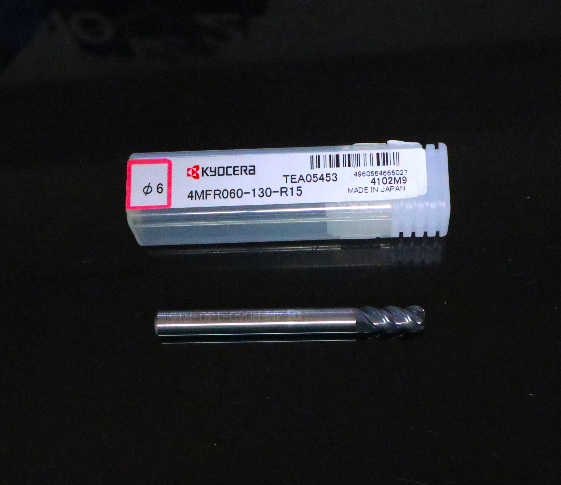 京セラ エンドミル 刃径6mm　刃長13mm　全長60mm　シャンク径6mm　未使用