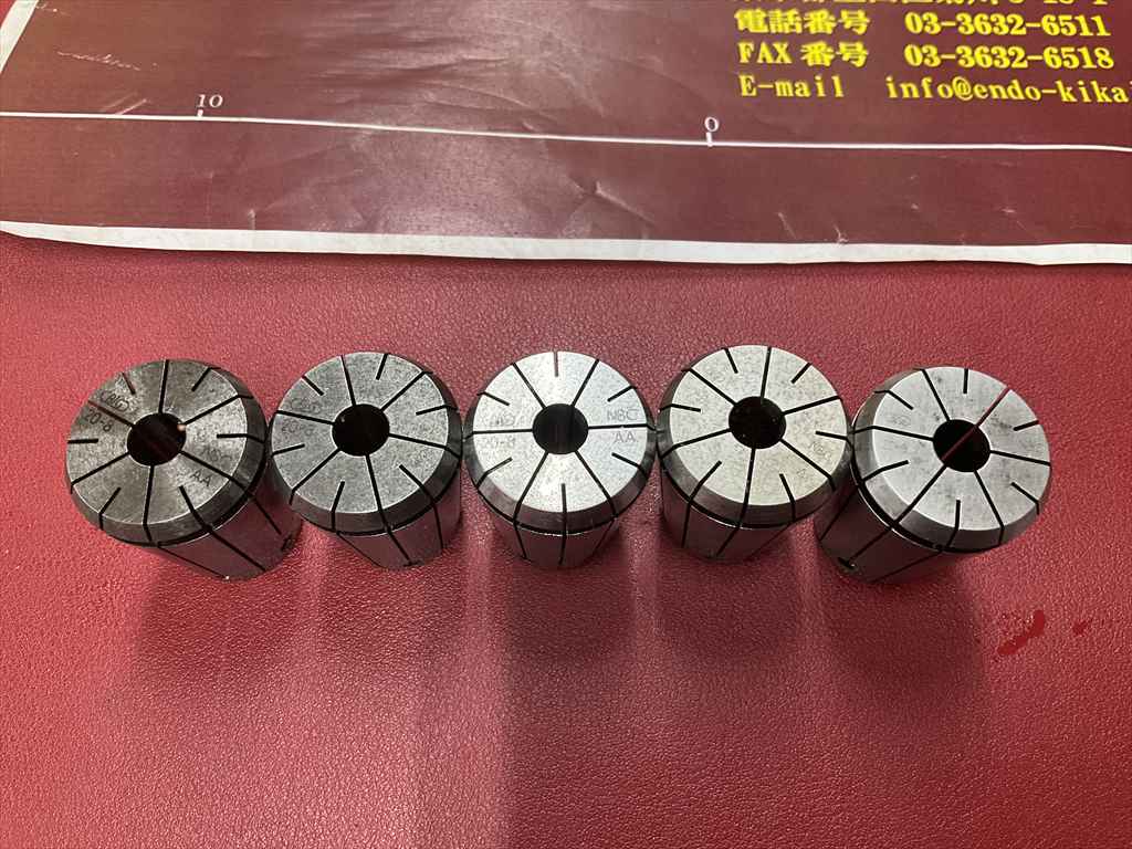 BIG,大昭和精機 スプリングコレット NBC20-8×5個　計5個