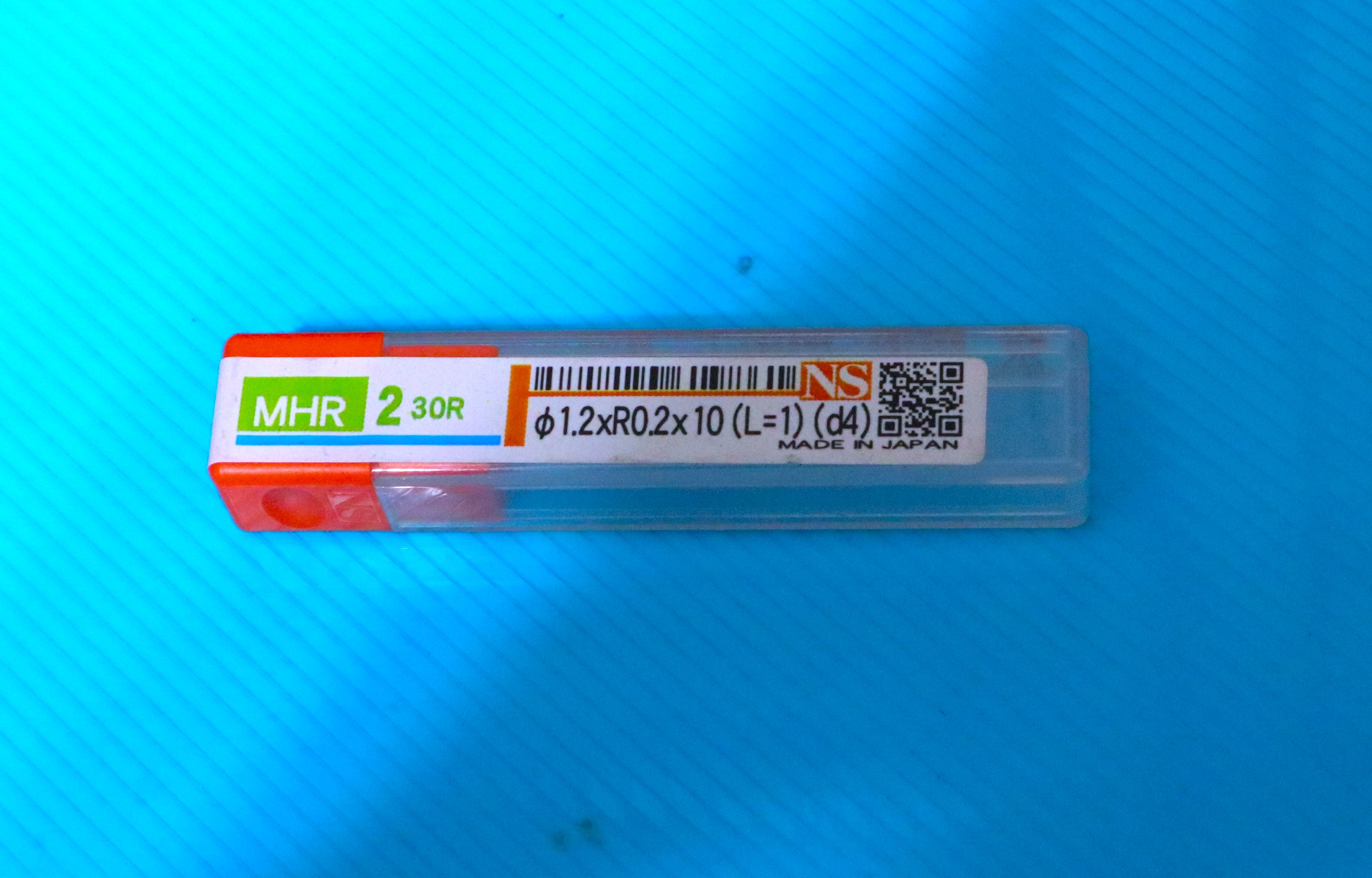 日進工具 エンドミル MHR φ1.2×R0.2×10(L=1)(d4)　未使用