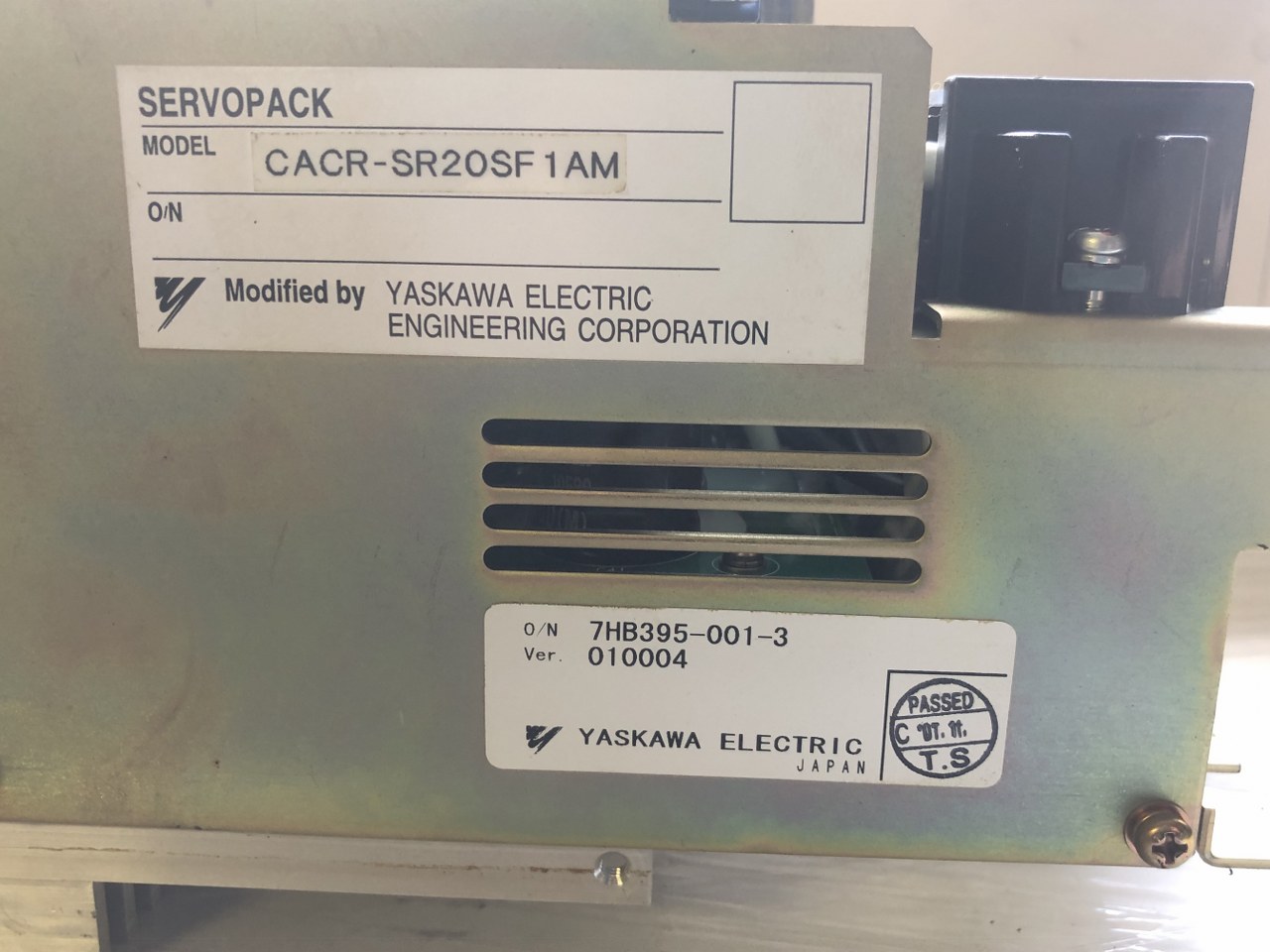 安川電機 YASKAWA ELECTRIC サーボパック SERVOPACK CACR-SR05SF1AFB