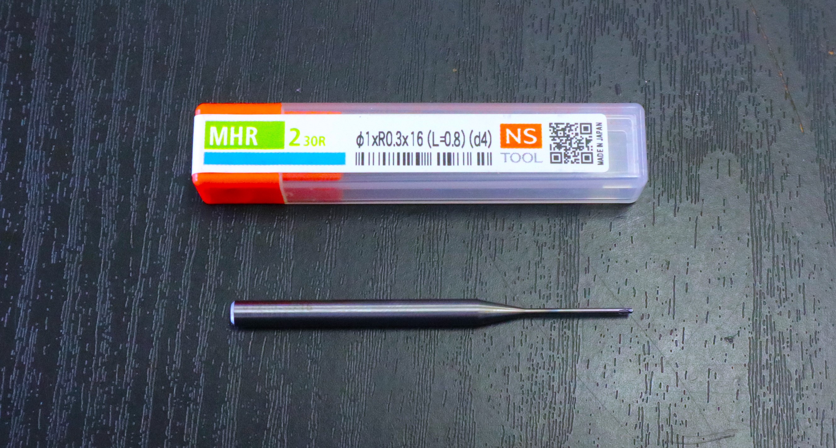 日進工具 エンドミル NMHR 230R   φ1×R0.3×16×(L=0.8)(d4)　未使用