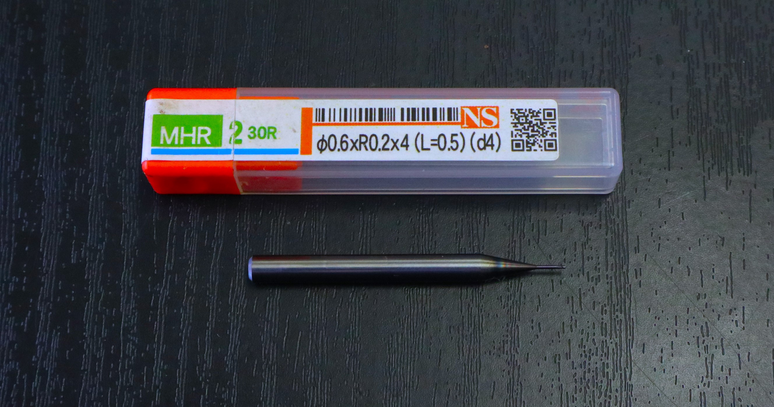 日進工具 エンドミル NMHR 230R φ0.6×R0.2×4(L=0.5)(d4)未使用