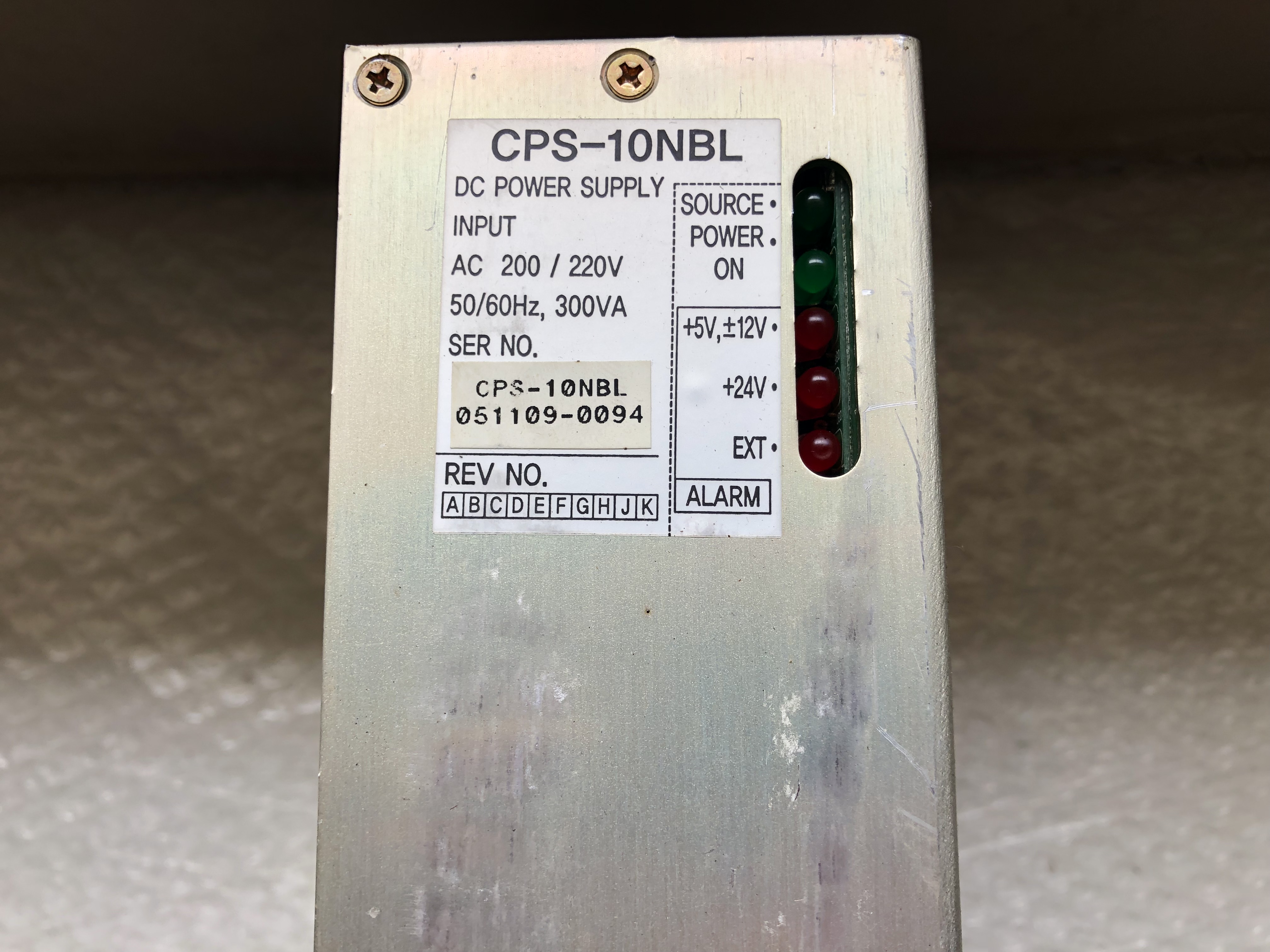 YASKAWA CPS-10NBL DC電源入力AC200/220V 動作保証 安川電機 YASKAWA ELECTRIC DCパワーサプライ 【DCパワーサプライ】CPS