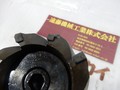 超硬エンドミル 超硬エンドミル　UTi20T　シャンク径42mm　8枚刃　Φ70×125×31,75Φ　一部破損あり