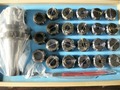 テクノフロンティア コレットチャック・精密コレットセット BT50-ER40UM-23PCS【新品】