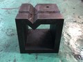 不明 V溝付桝型ブロック 125x125mm