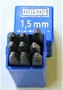 MASUS 刻印 1.5mm　0～8
