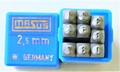 MASUS 刻印セット 2.5mm　0.01mm