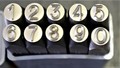 STEMPA 刻印セット 0-9　6mm