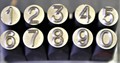 STEMPA 刻印セット 0-9　6mm