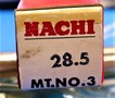 NACHI ツイストドリル 28.5 MT3 未使用