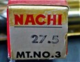 NACHI ツイストドリル 27.5 MT.4 未使用