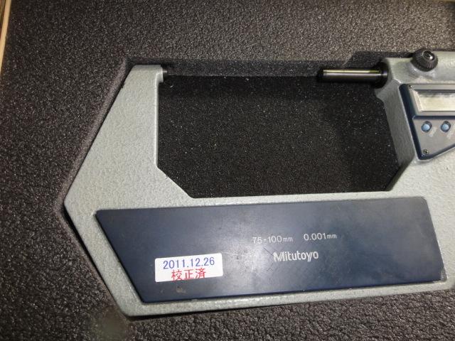 MITUTOYO｜ミツトヨ デジタル外側マイクロメーター MDC-100M
