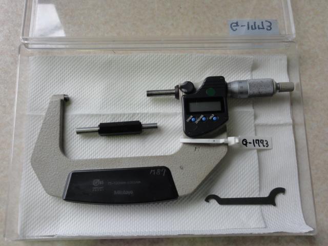 MITUTOYO｜ミツトヨ デジタル外側マイクロメーター MDC-100PJ