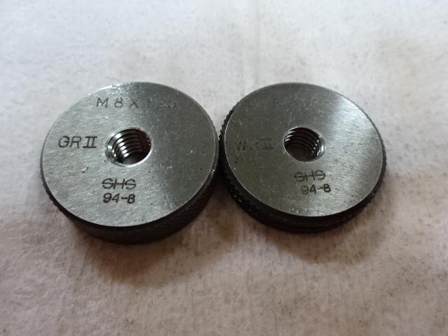 SHS｜測範社 リングゲージ M8 P1.25