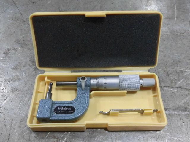 MITUTOYO｜ミツトヨ 棒球面マイクロメーター BMB3-25
