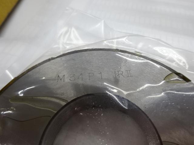 OSG｜オーエスジー リングゲージ M34 P1.0