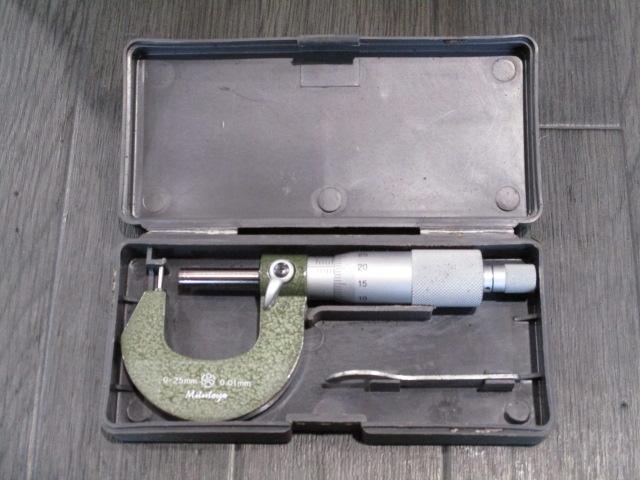 MITUTOYO｜ミツトヨ 棒球面マイクロメーター BMB1-25