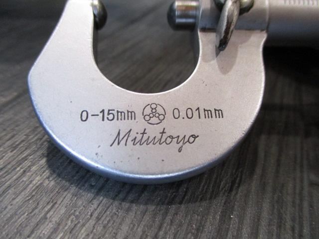 MITUTOYO｜ミツトヨ 両球面外側マイクロメーター BMD-15