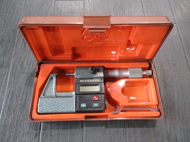 MITUTOYO｜ミツトヨ デジタル外側マイクロメーター MD-25