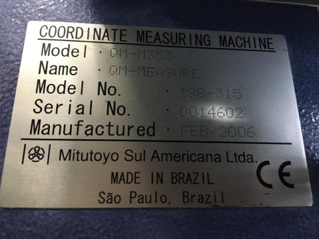MITUTOYO｜ミツトヨ 三次元測定機 QM-M353
