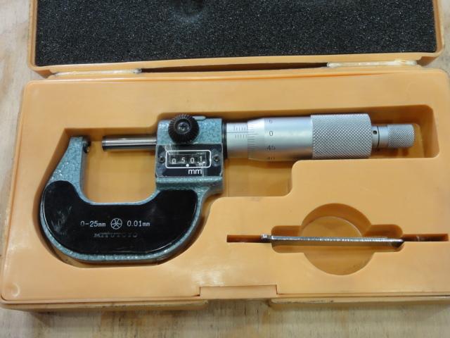 MITUTOYO｜ミツトヨ カウント片球面マイクロメーター BMS-25K